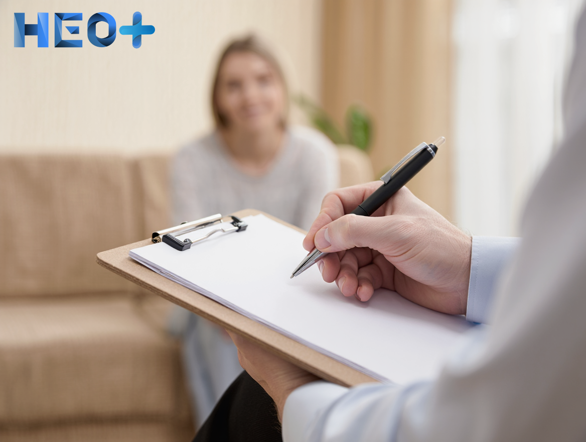 Сессия с психотерапевтом в клинике